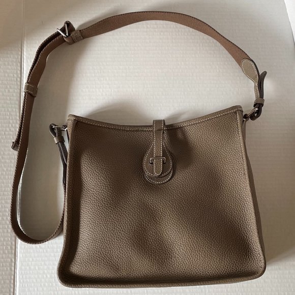 Just Campagne Eugienie cross body bag etoupe - Picture 6 of 13